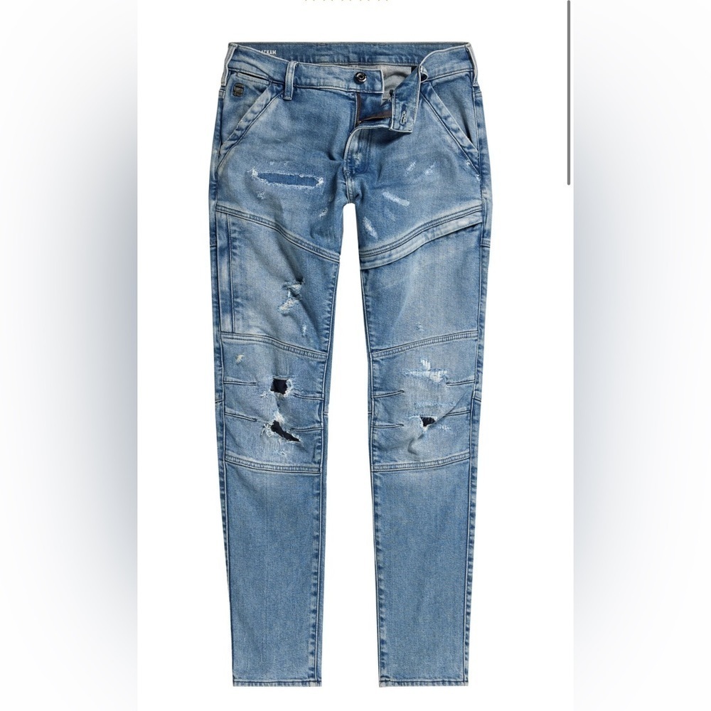 G-Star Raw Rackam 3D Skinny Jean Sun Faded Tuscon Restored D06763 Multiple Sizes